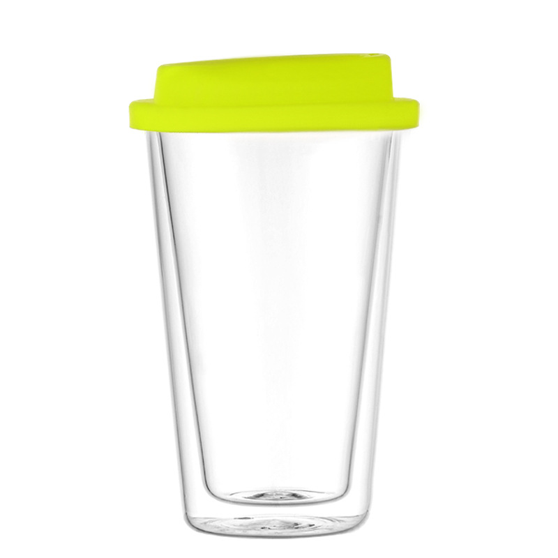 Double cup with cover
