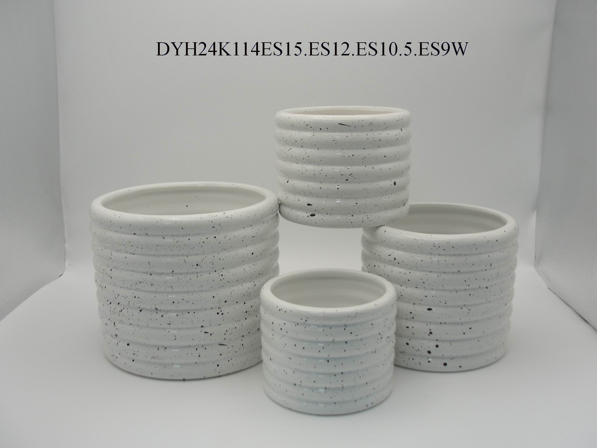 Cylinder Round Ceramic flower Pot