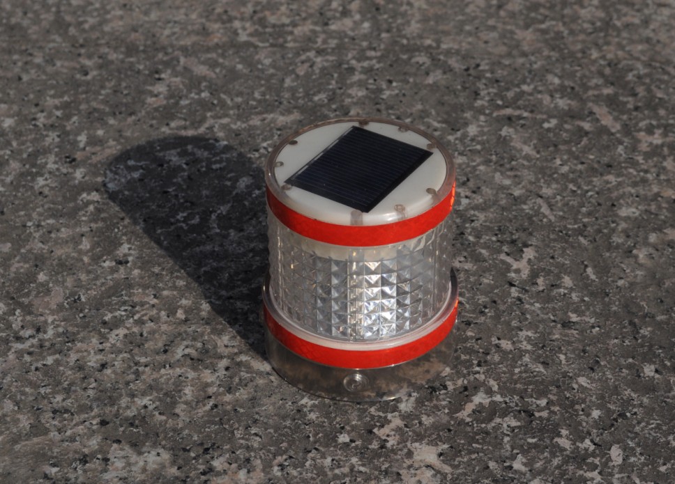 Solar Lamp for Warning Post