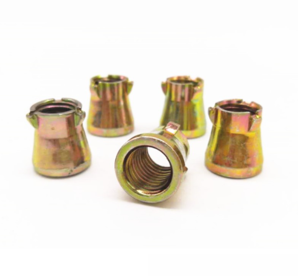 3PCS Shield Anchor Nut Rwal Nut Yellow Zinc Coating