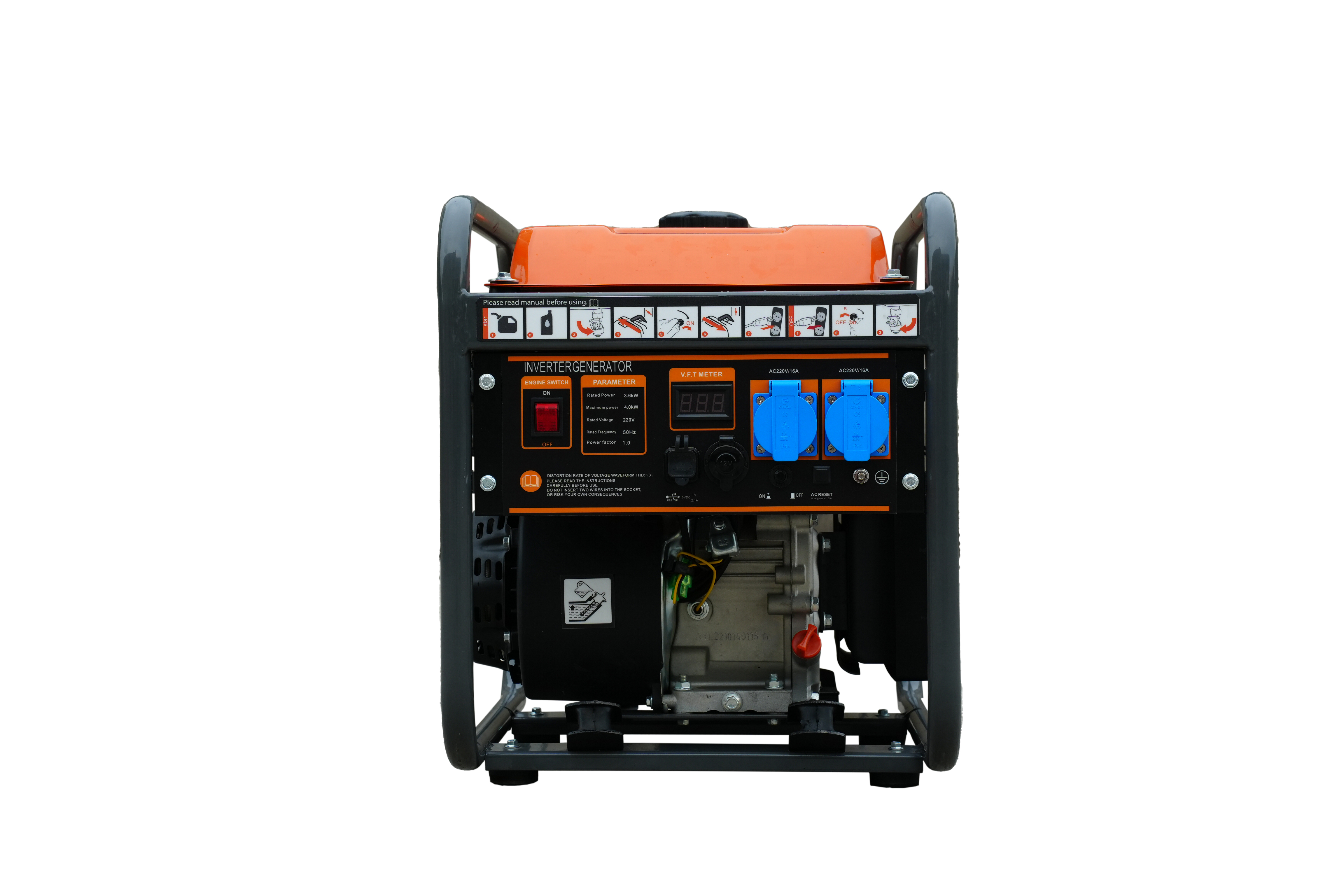 Gasoline inverter generator