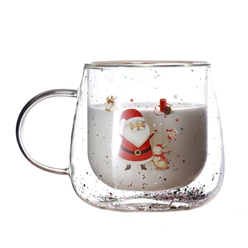 Christmas decal double cup