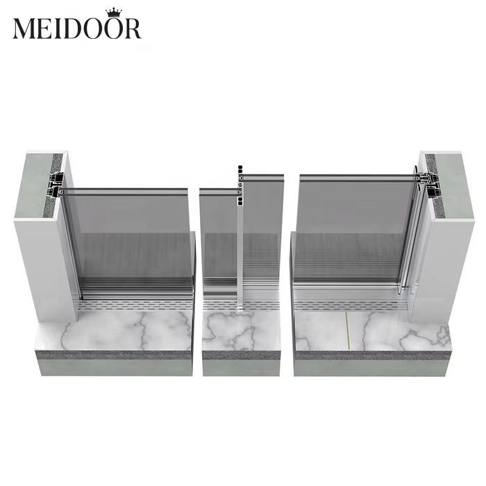 Aluminium Doors Design Patio Wrought Iron New extremely Narrow Panoramic Glass Sliding Doors