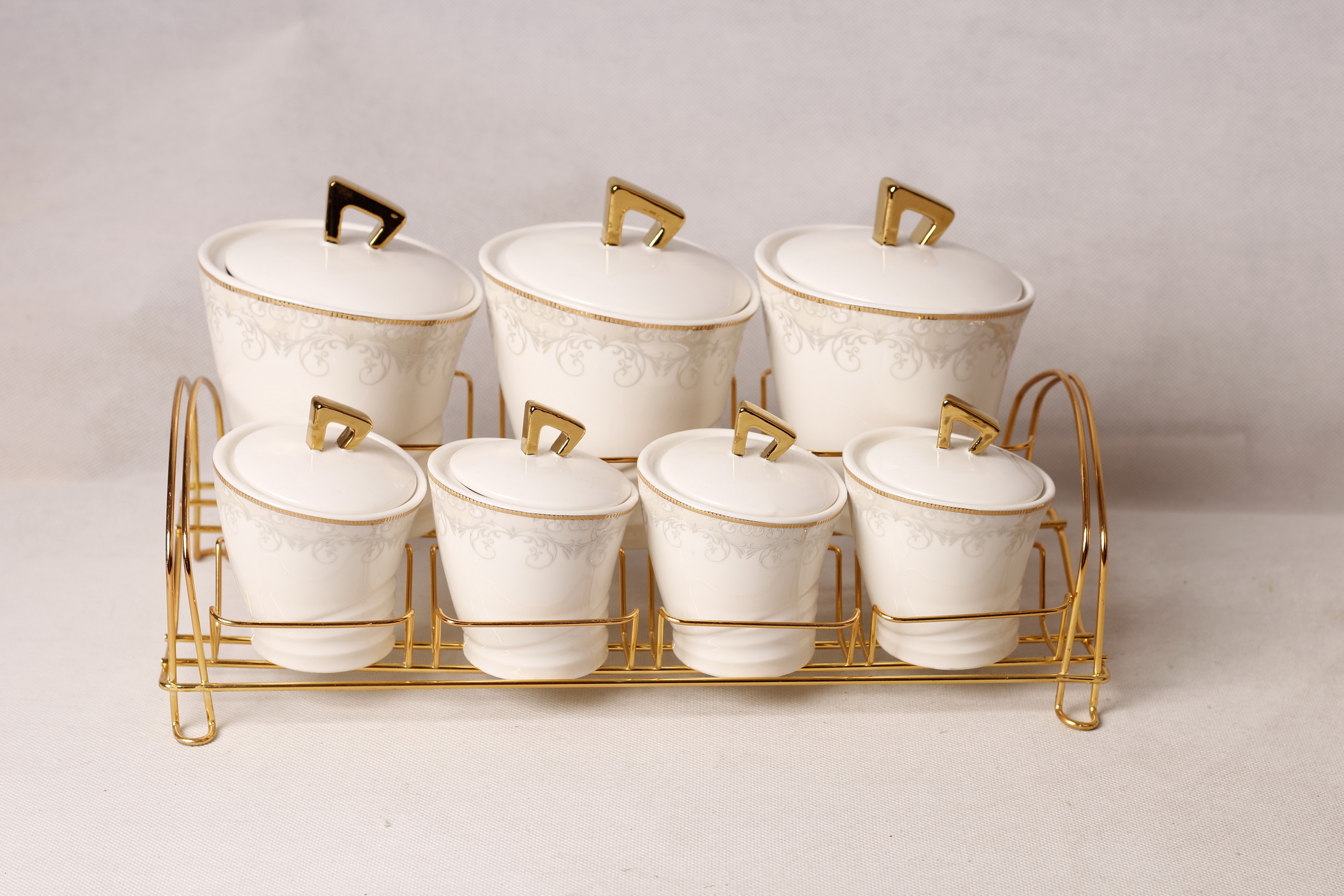 porcelain canister set