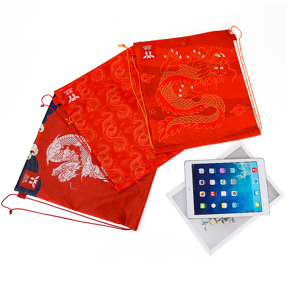 High Quality RPET Polyester Drawstring Bag