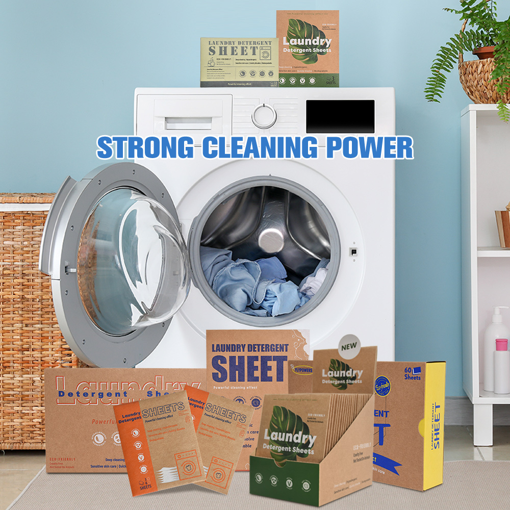 Laundry detergent sheet