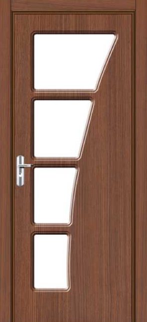 PVC glass door