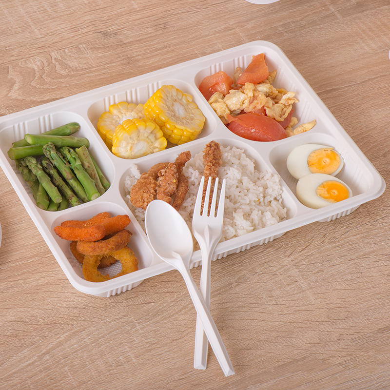 disposable corn starch food tray