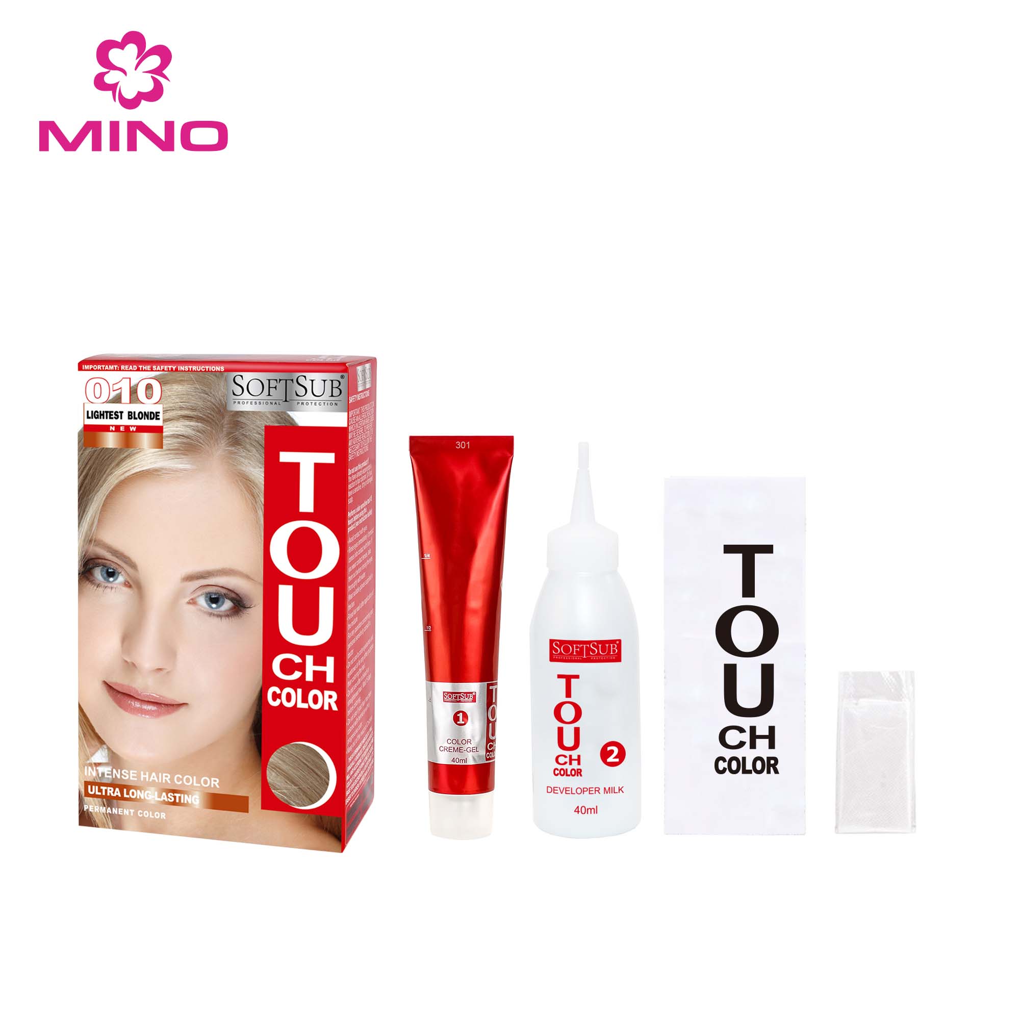 SOFTSUB touchcolor hair color 010 lightest blonde