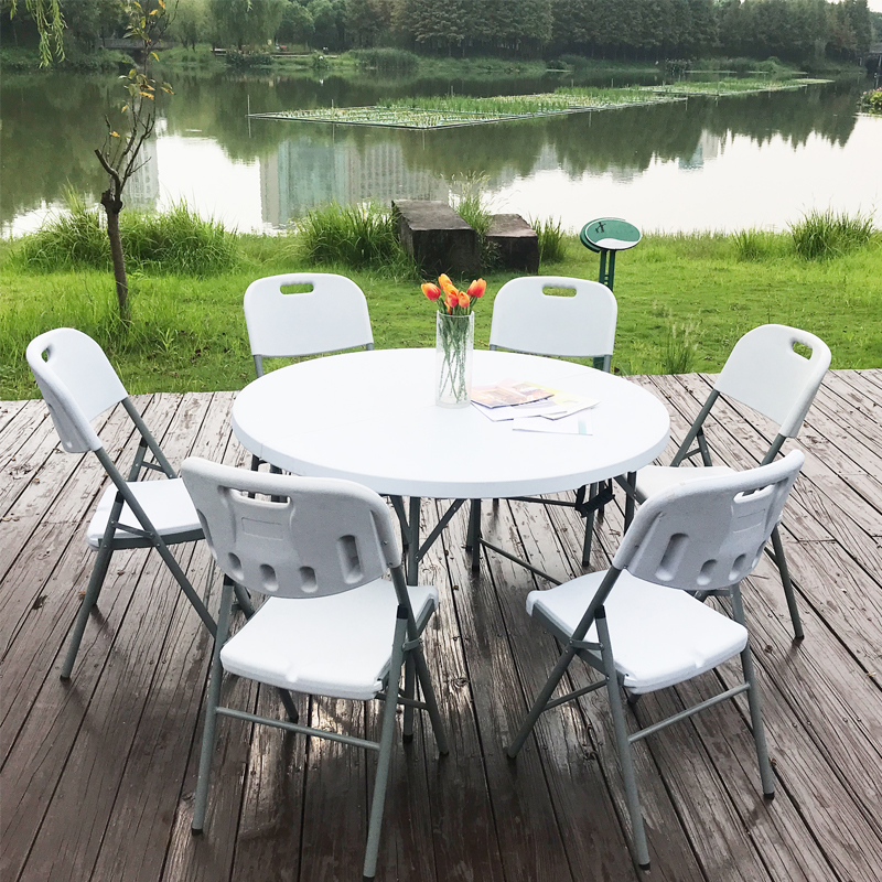 4ft Round Folding Table