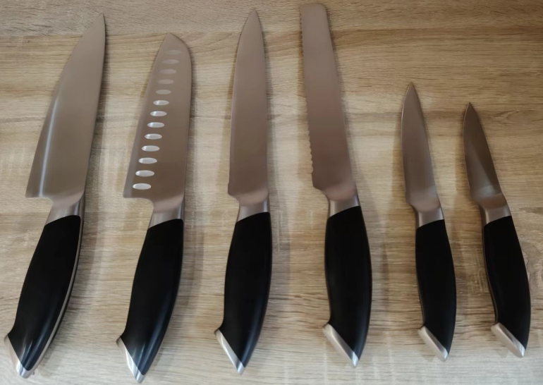 block set knife with ABS handle