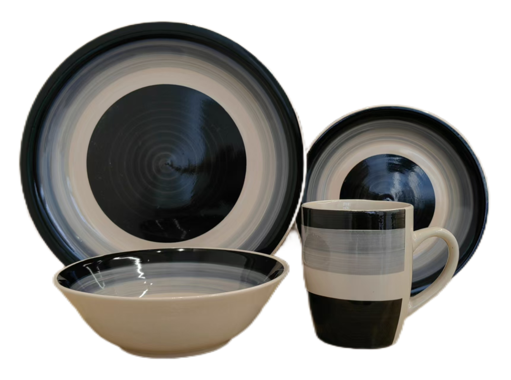 Handpainted Ceramic Dinner Set