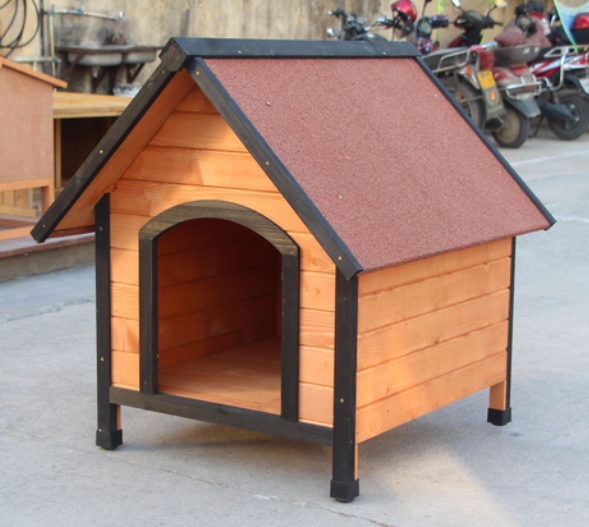 wooden dog house