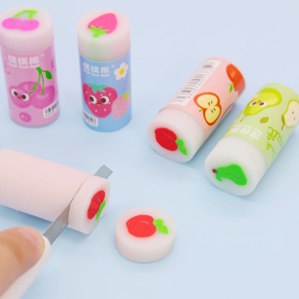 WX-99721 Pet series transparent triangle push and pull eraser