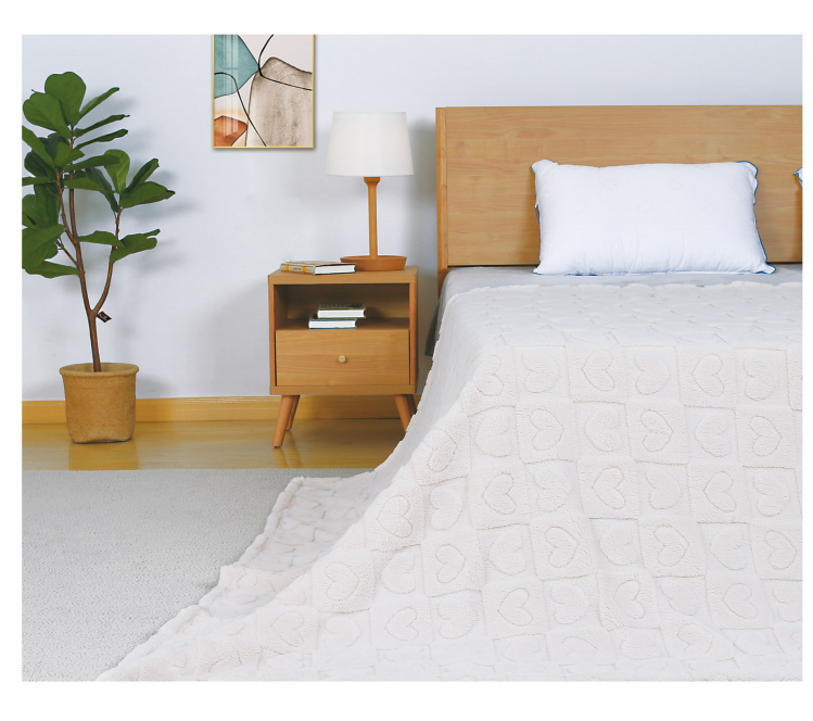 Jacquard plain flannel