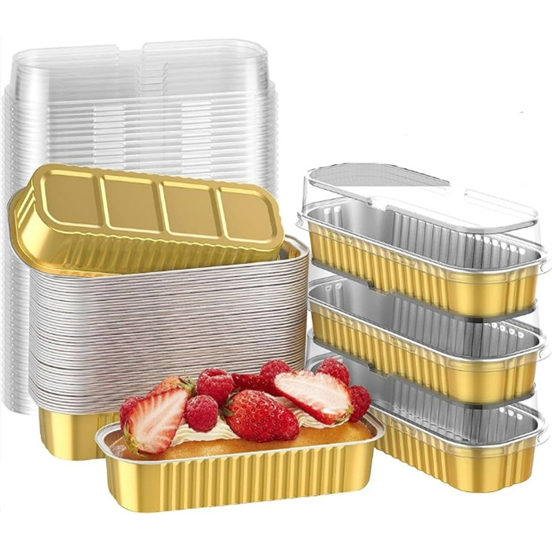 colored gold Aluminium Catering Foil Container For Food Packaging