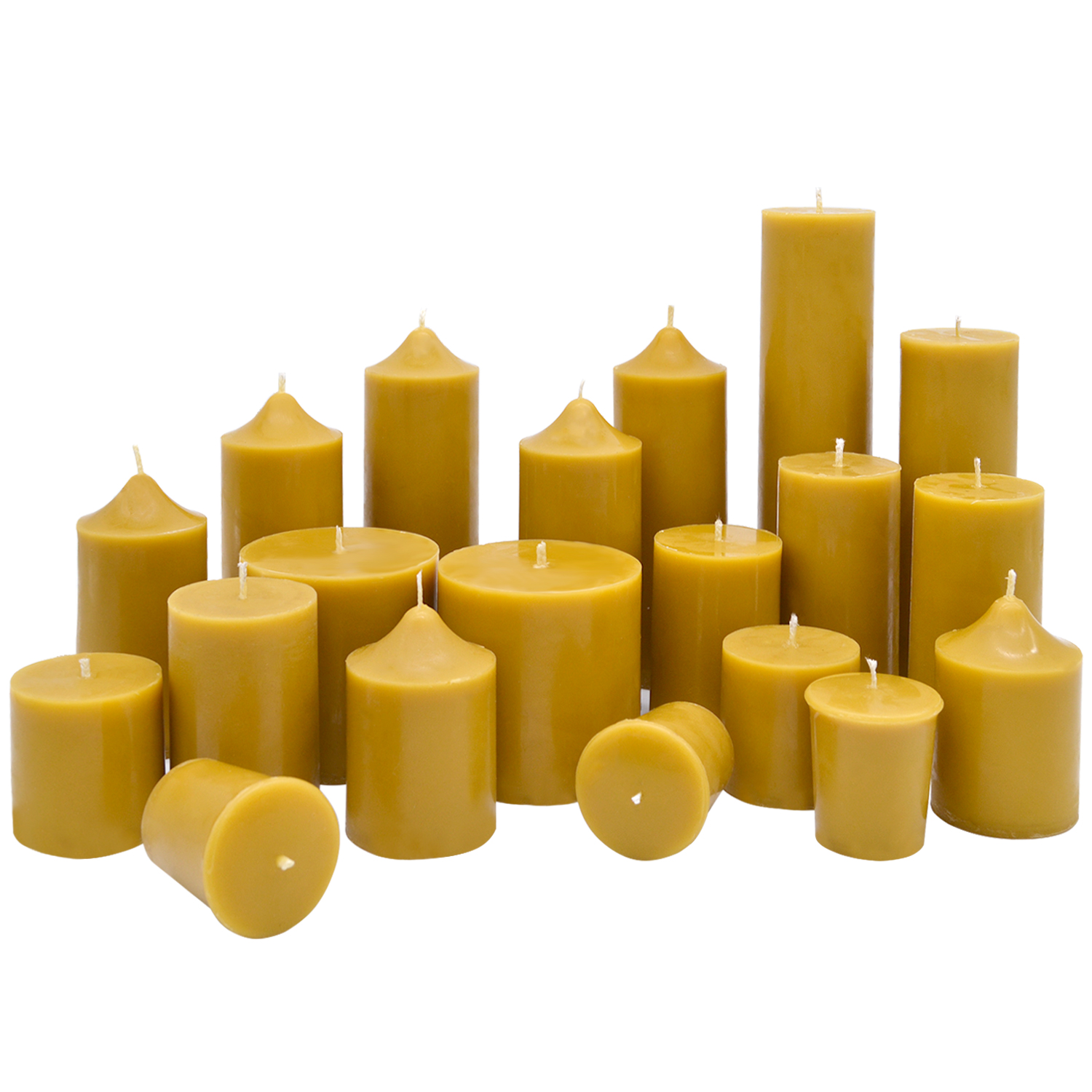 Beeswax candle