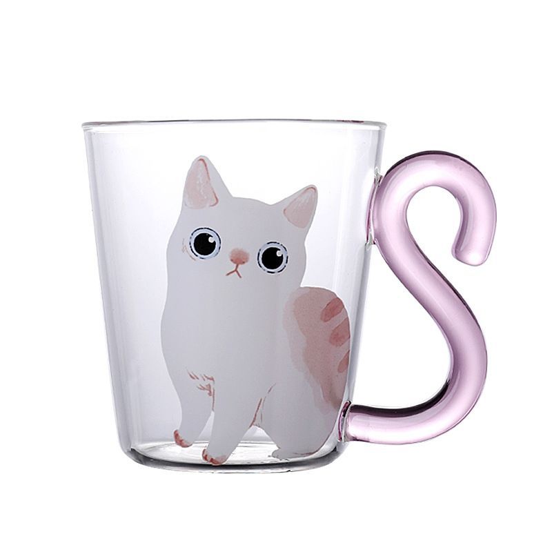 Cartoon glass cup