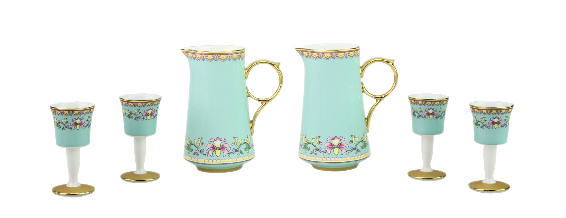 Wine jug & Cups