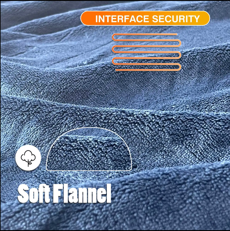 Good Quality & Competitive Price Flannel & Sherpa Fabric Electric Blanket For Winter