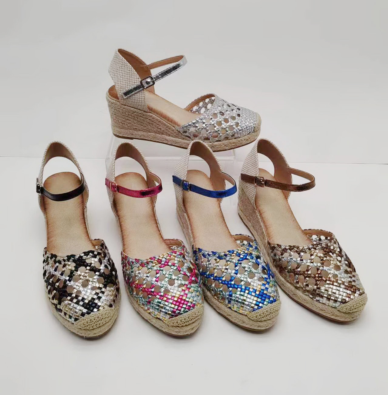 hot selling knited women sandals