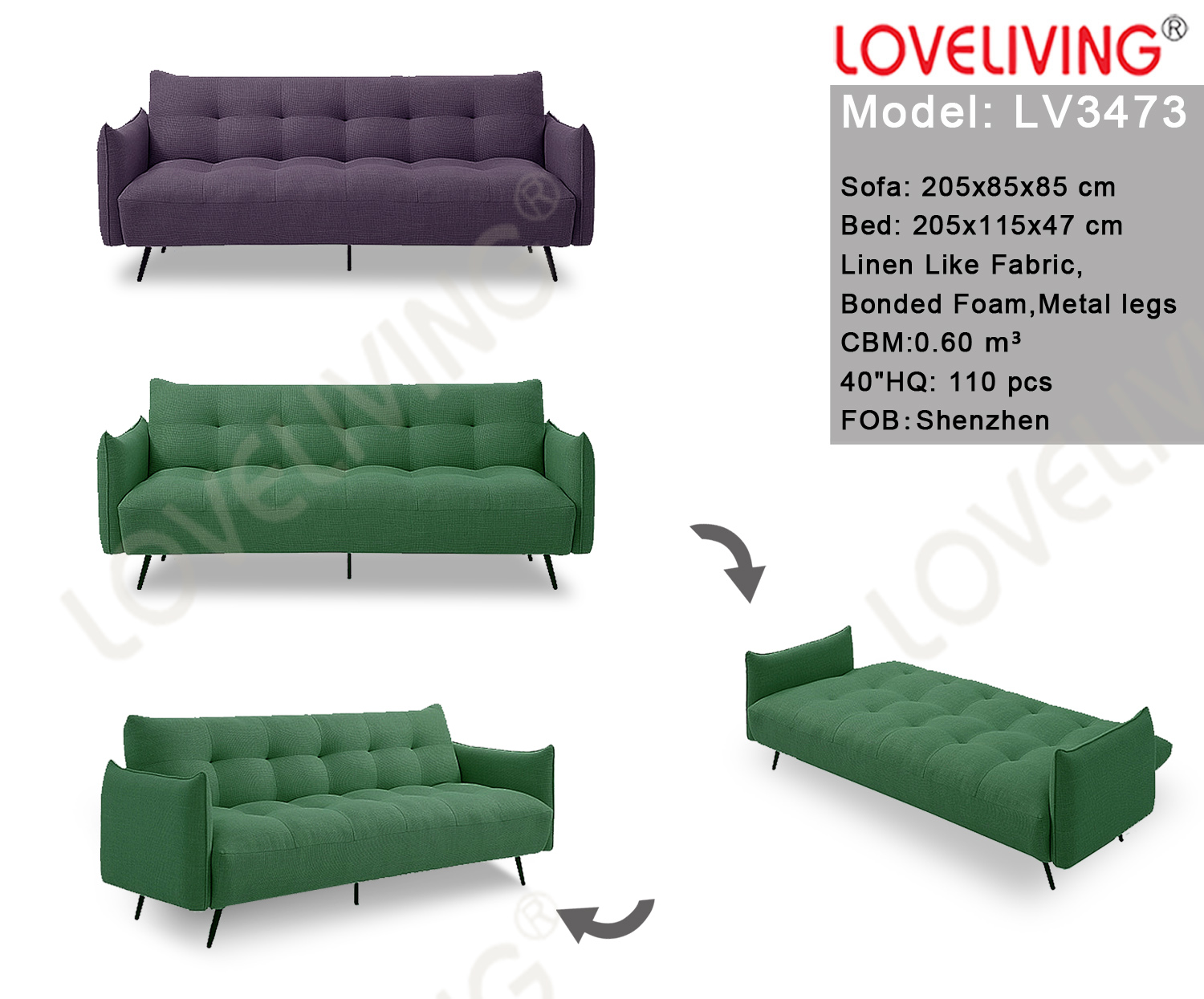 DongGuan Lovehome Furniture Co.,Ltd – cama de metal 4