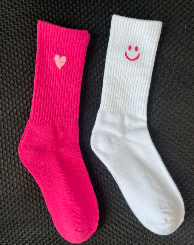 Ladies half-ringed socks