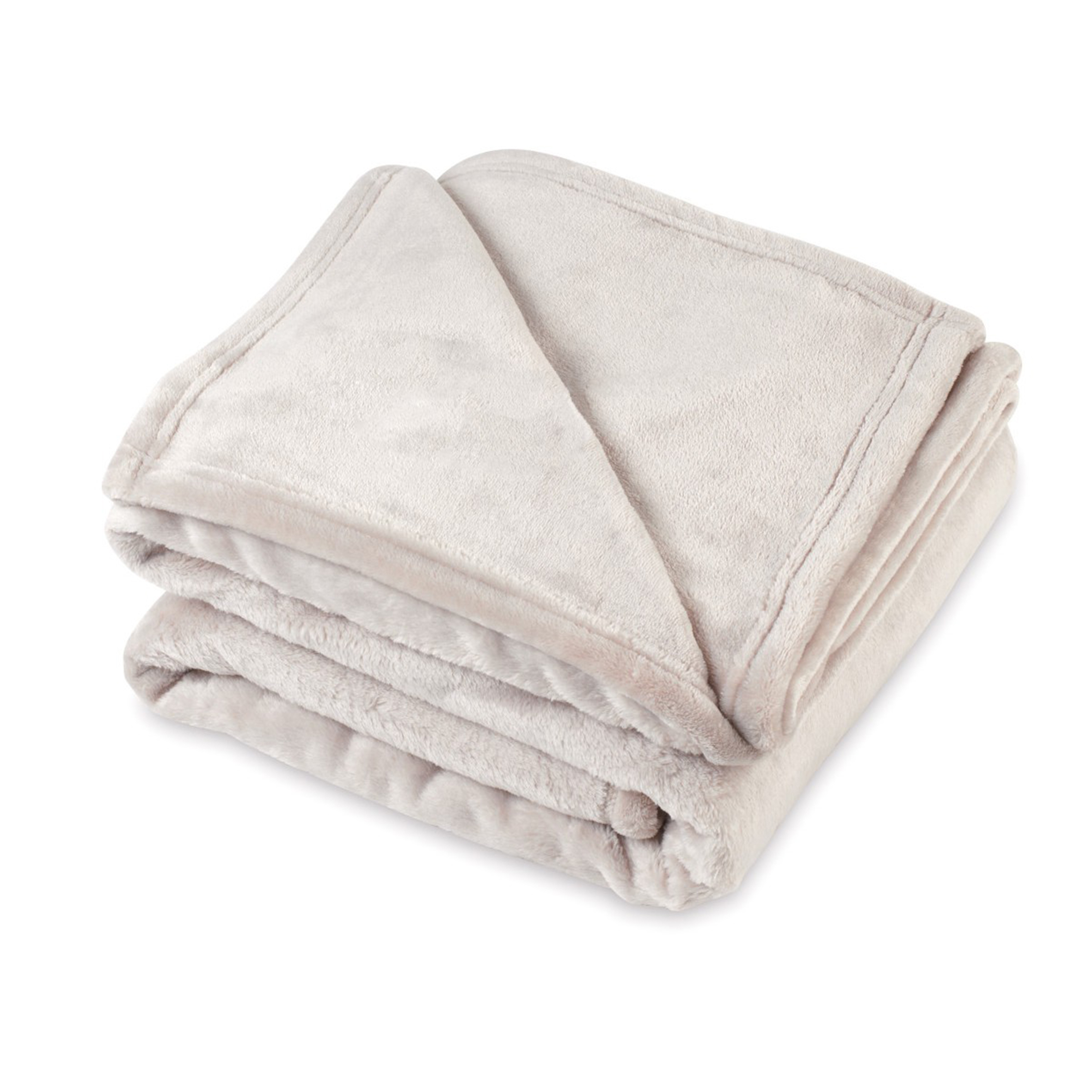 Microfiber plush blanket