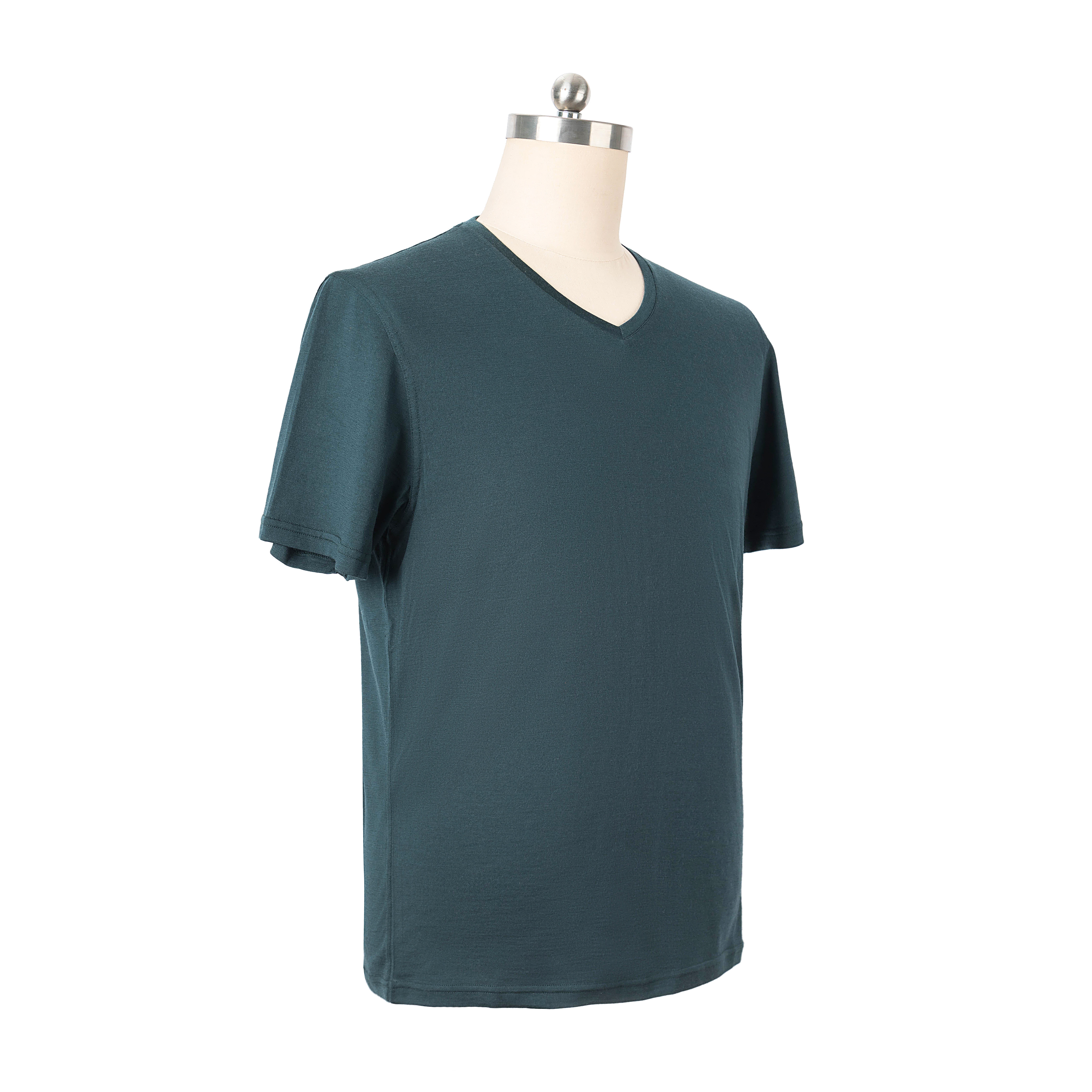 Men's V-neck short sleeved sweater
