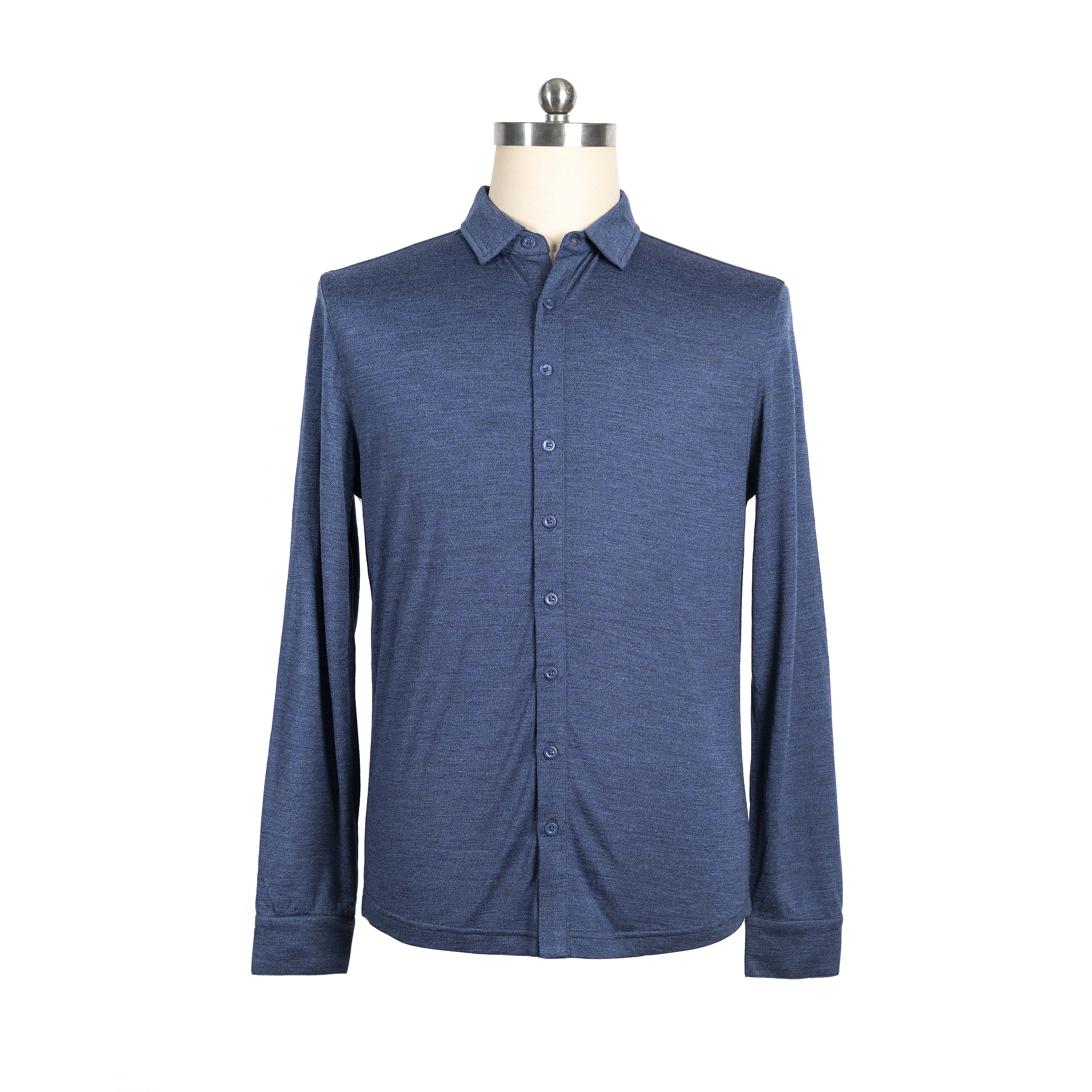 Men's small lapel button cardigan