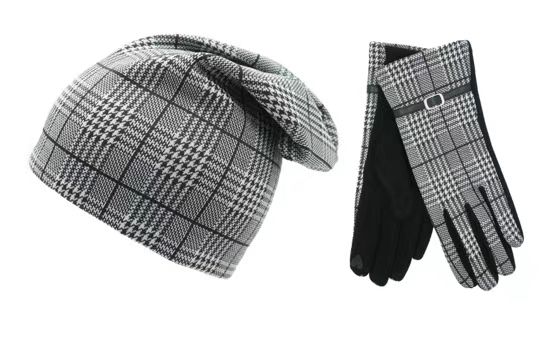 Fashion Set For Hat And Glove