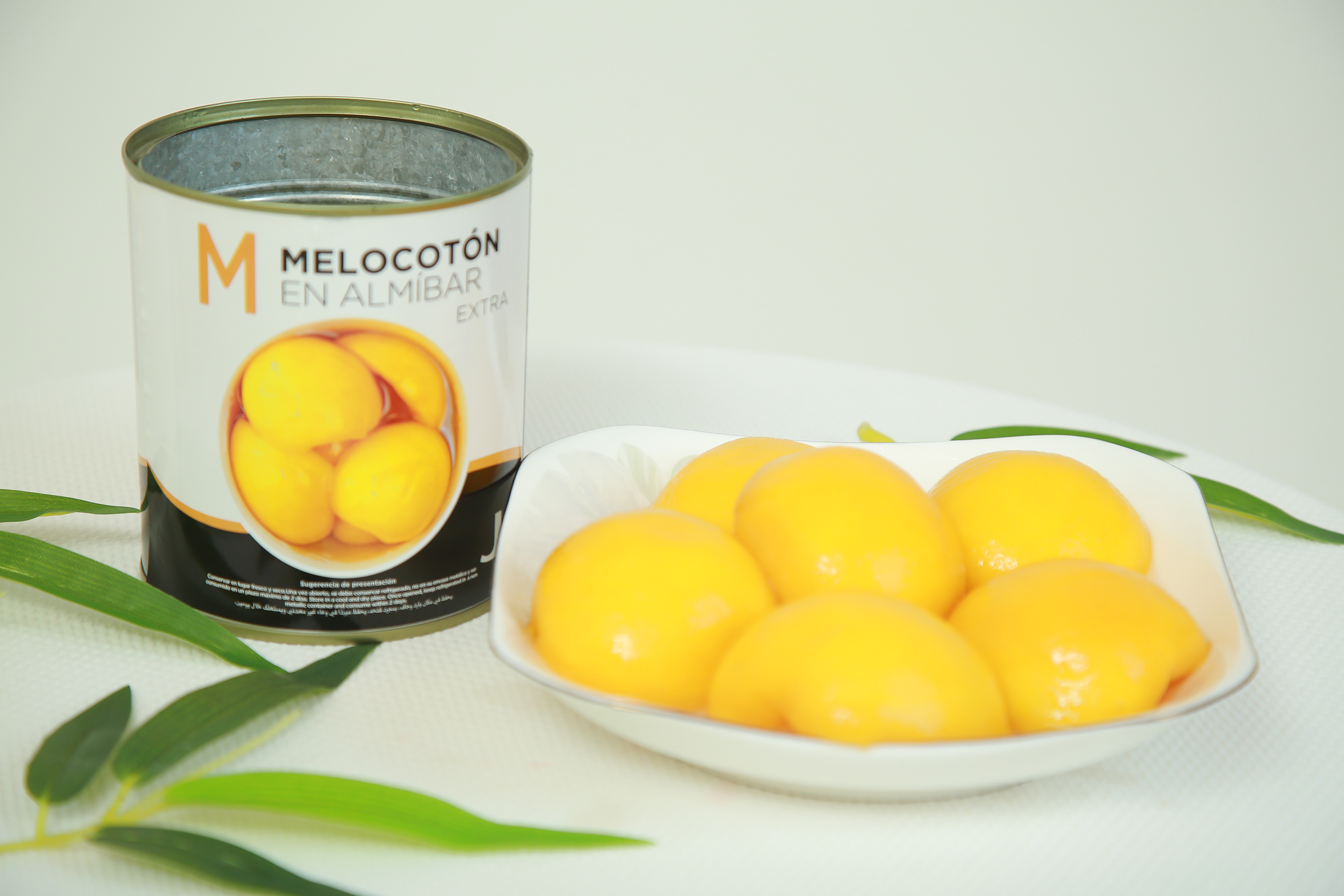 canned yellow peach