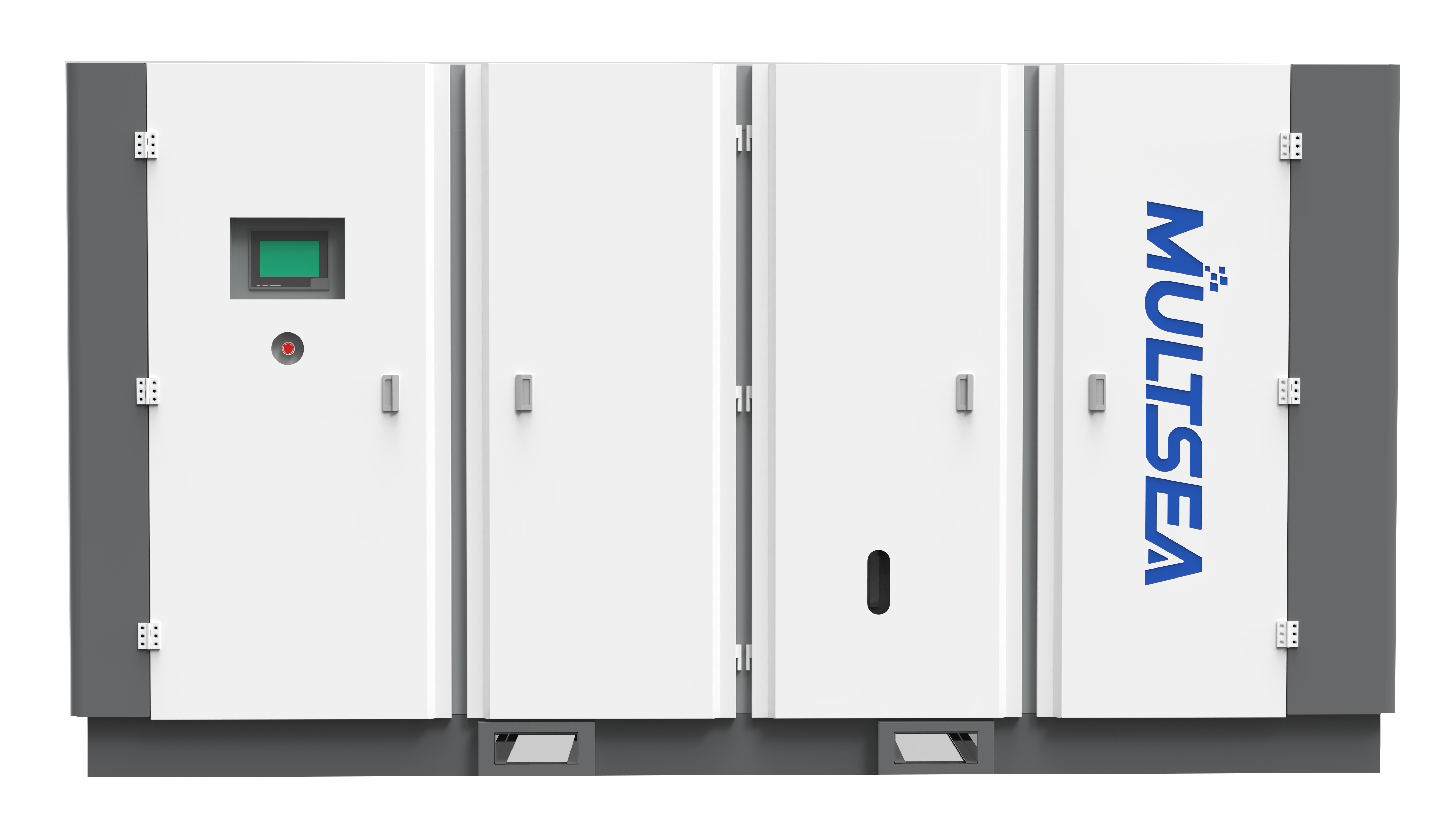 Industrial screw air compressors
