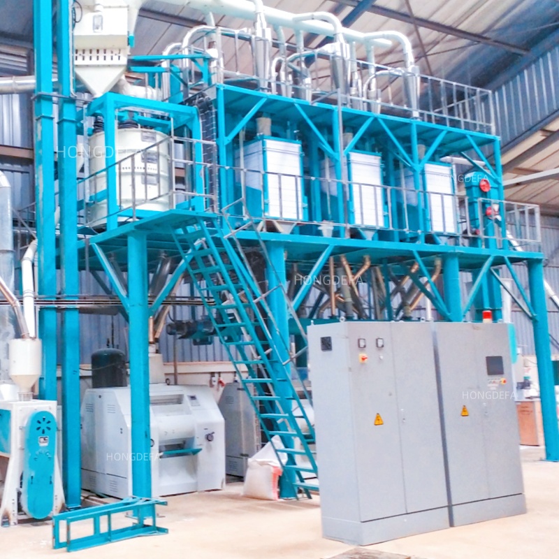 50t/24h maize flour milling machine