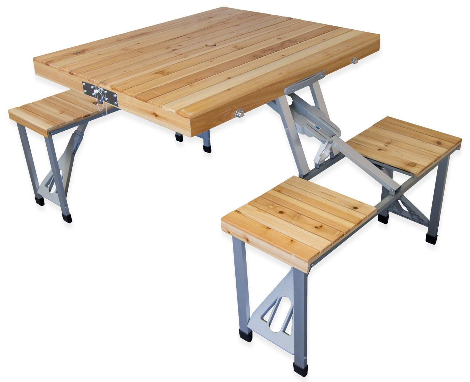 Folding Picnic Table and Bench Set