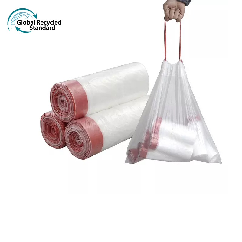 Drawstring trash bag