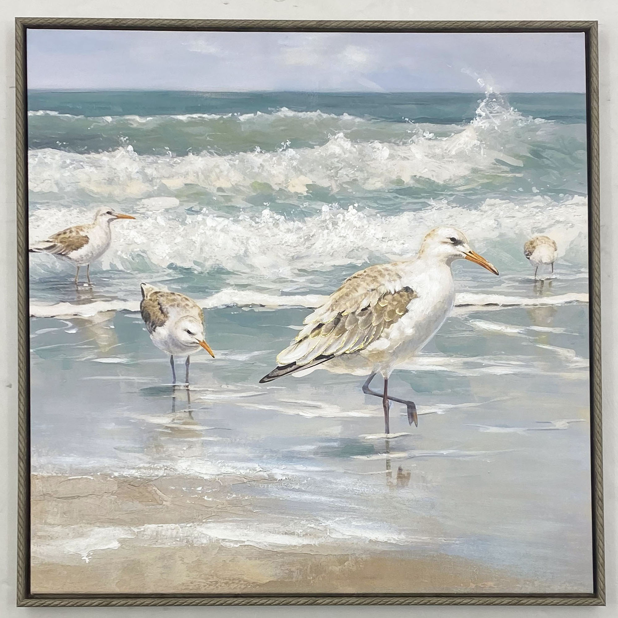 PS framed Gallery wrap canvas with hand painting