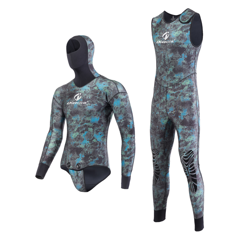 MENGKAI spear fishing suit neoperne material with 3MM,5MM