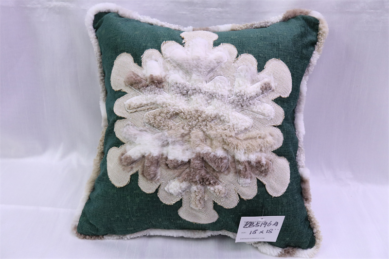 Christmas snow cushion