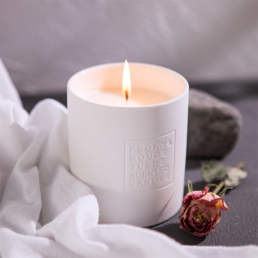Ceramic scented candle