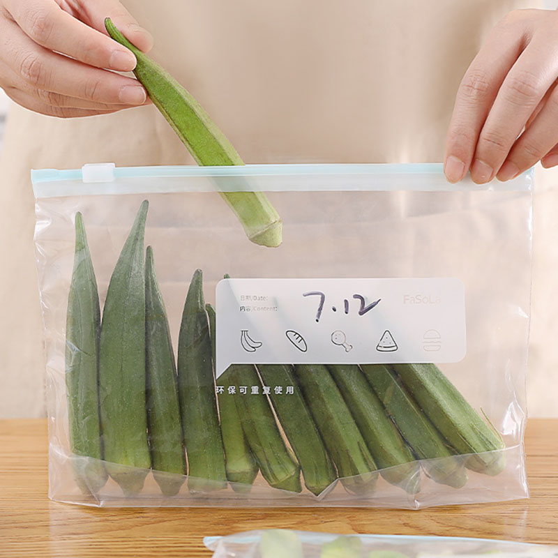 Slider plastic bag