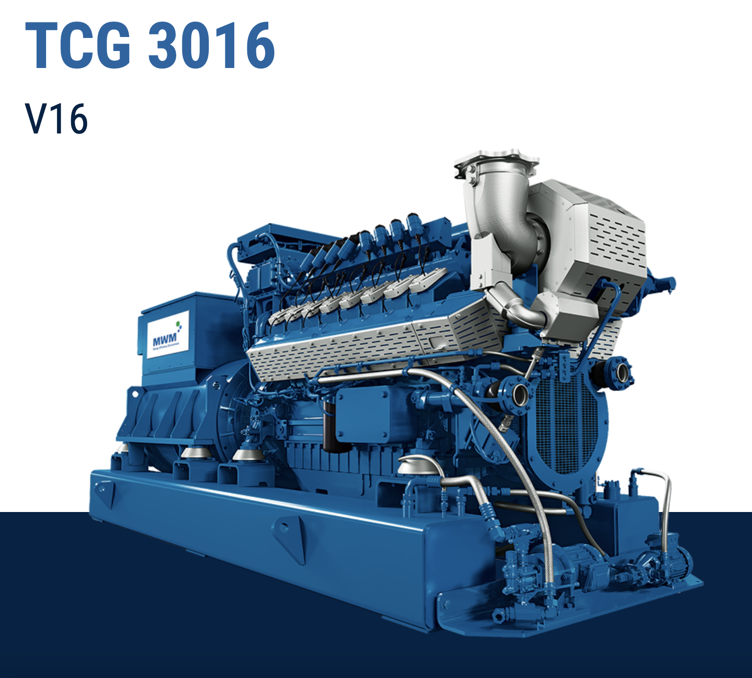 MWM gas piston power plant generator sets 2MW