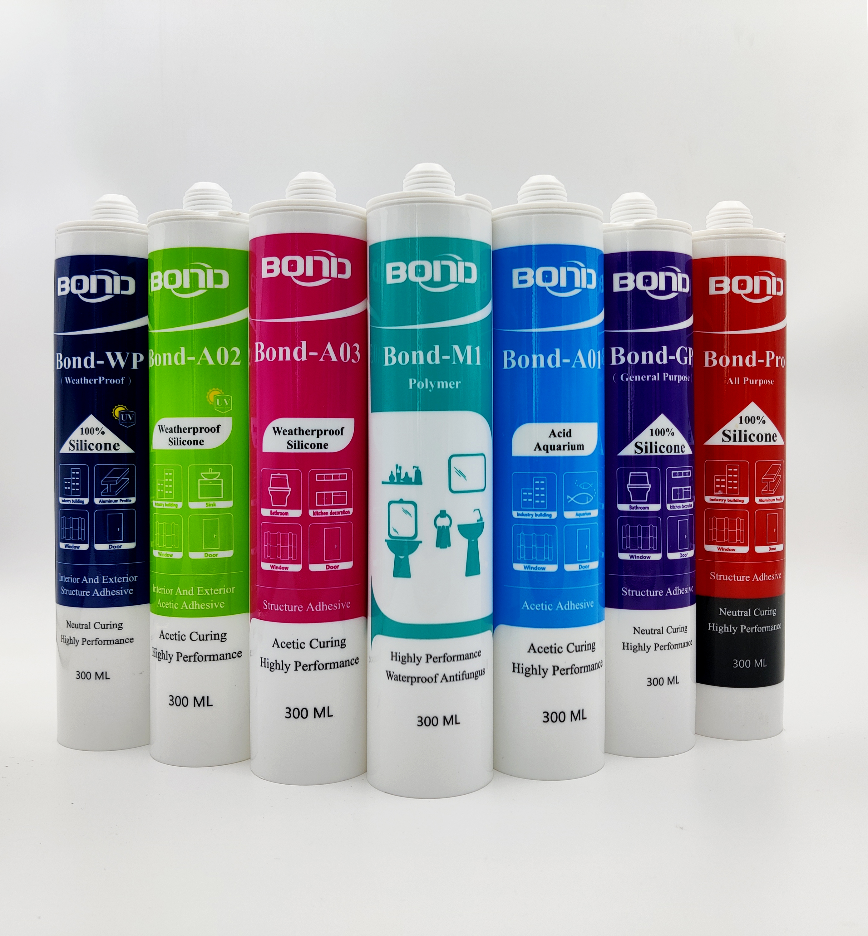 BOND acetic silicone sealant