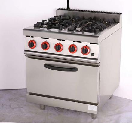 Gas 4 burner Range with Oven