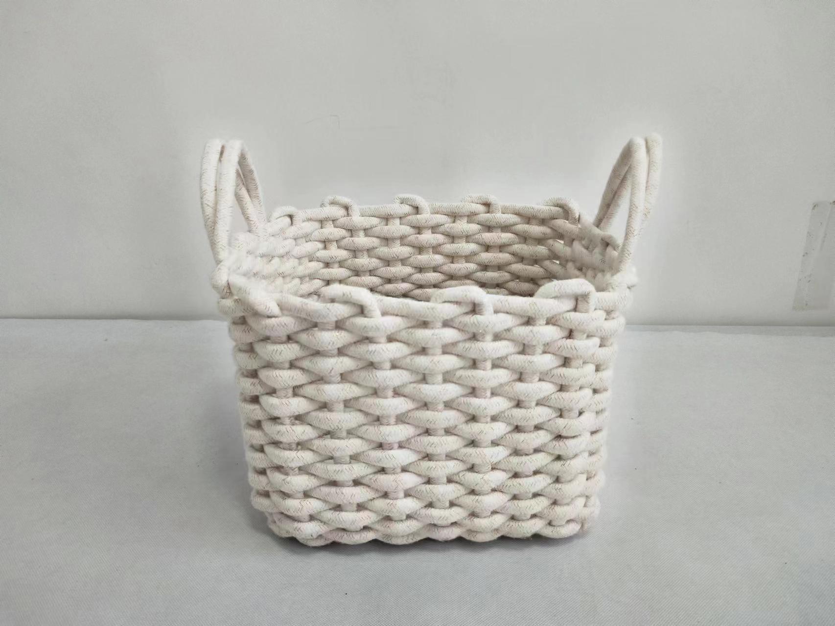 Hand woven basket