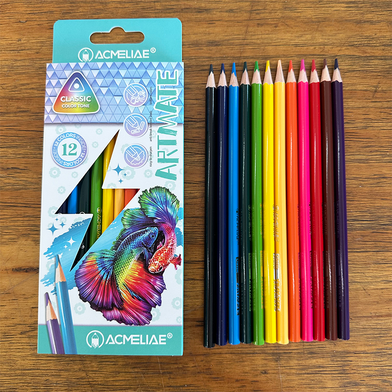 Classic 12 Color Pencil