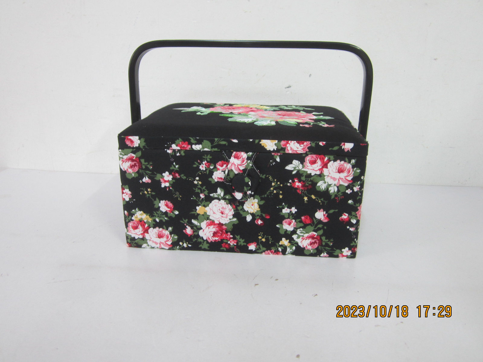 Embroidery Sewing Box, Plastic Handle, with HP Tray