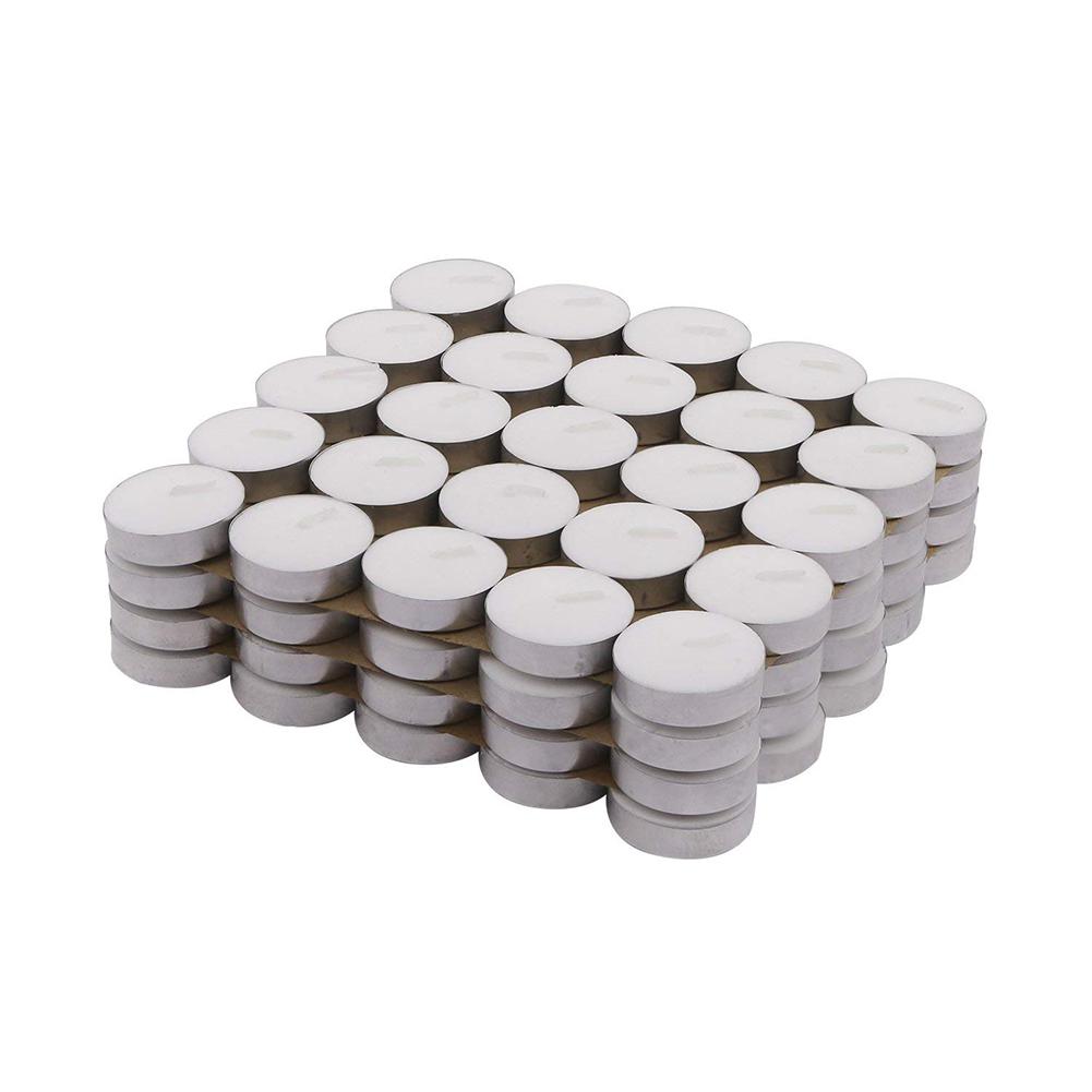 Manufactory pressed white tealight candle decoration wedding votive candle