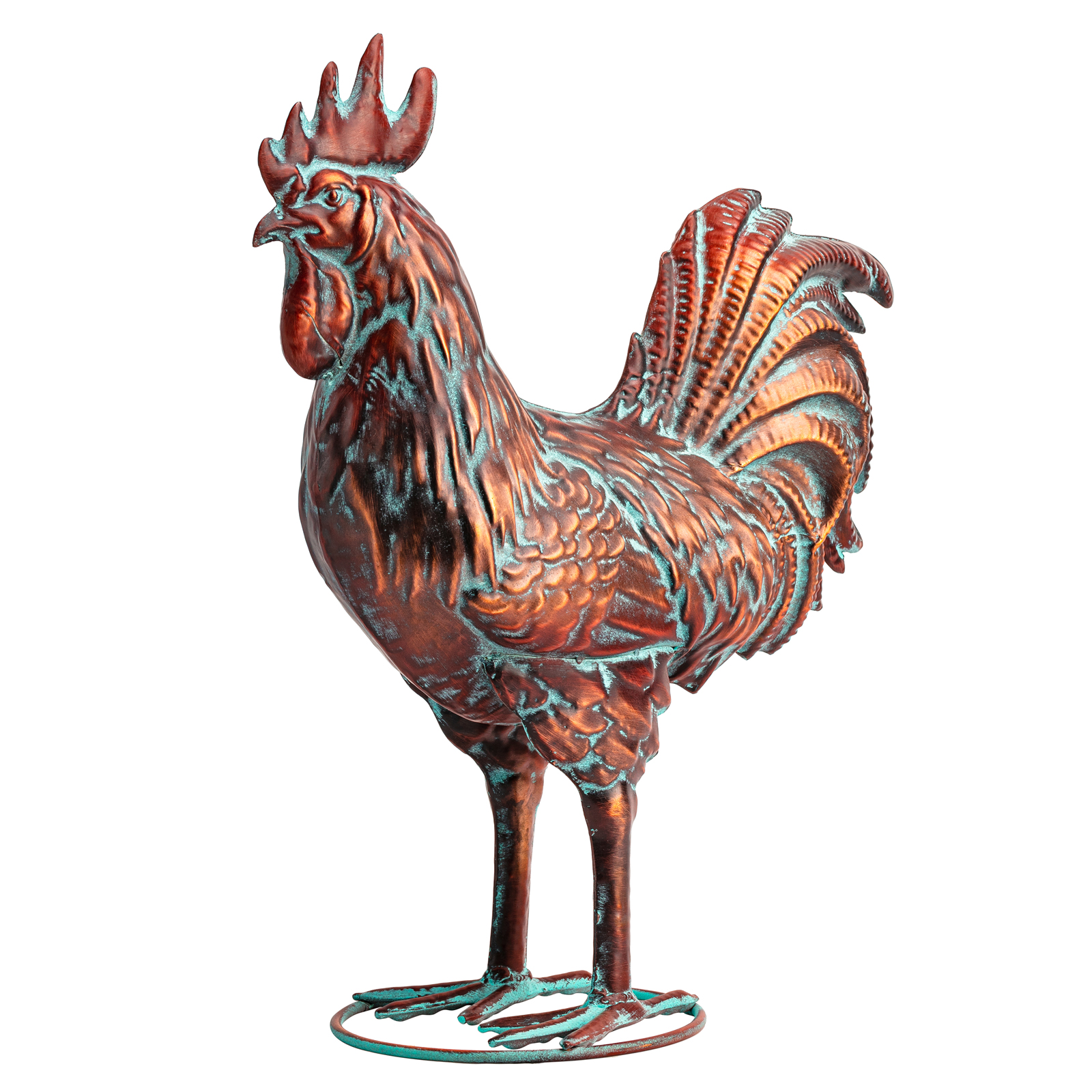 Metal Rooster Garden Decor
