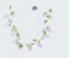 Artificial led leaf garland